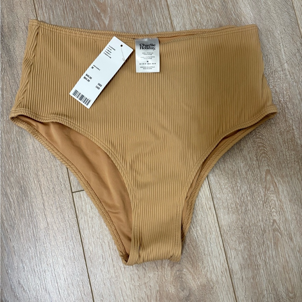 Urban Outfitters / Charlie Holiday - Tan Bikini Bottom